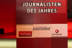 Journalistinnen und Journalisten des Jahres 2011 am 14.02.2012 in Wien