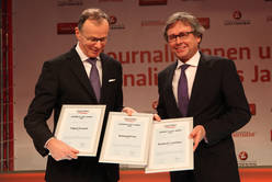 Journalistinnen und Journalisten des Jahres 2011 am 14.02.2012 in Wien