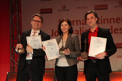 Journalistinnen und Journalisten des Jahres 2011 am 14.02.2012 in Wien