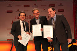 Journalistinnen und Journalisten des Jahres 2011 am 14.02.2012 in Wien