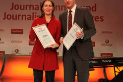 Journalistinnen und Journalisten des Jahres 2011 am 14.02.2012 in Wien