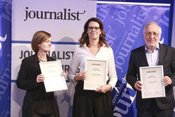 Renate Graber (Standard), Hanna Kordik (Die Presse), Josef Urschitz (Die Presse)