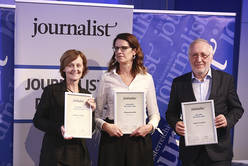 Renate Graber (Standard), Hanna Kordik (Die Presse), Josef Urschitz (Die Presse)