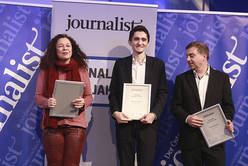 Petra Pichler (ORF), Köksal Baltaci (Die Presse), Erich Kocina (Die Presse)