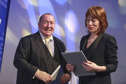 Georg Taitl (Chefredakteur "Der Österreichische Journalist"), Clarissa Stadler (ORF)