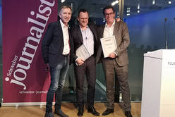 Johann Oberauer (Medienfachverlag Oberauer), Luzi Weber (Migros), Urs Meier (Coop)